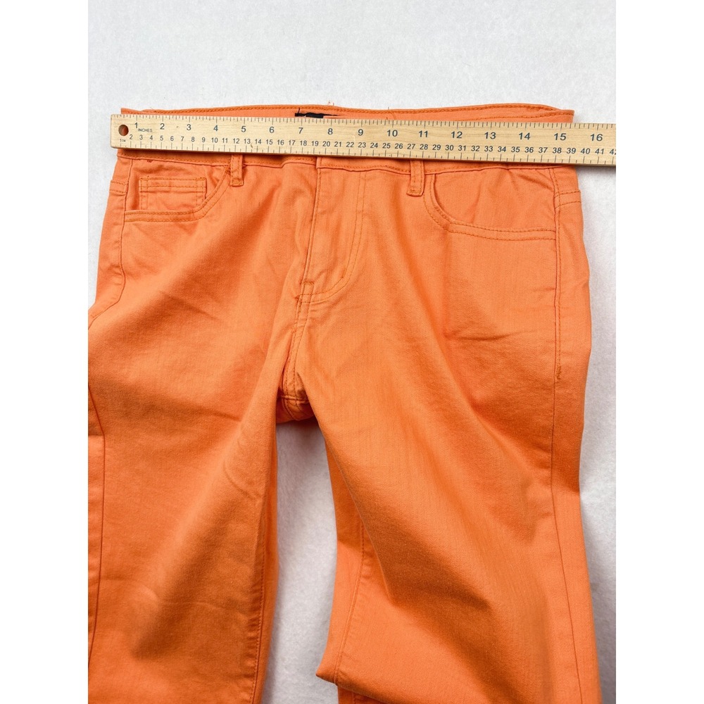 A.Z.I. Fringe Hem Jeans Womens 10 Straight Leg Cropped Statement Denim - Picture 9 of 9